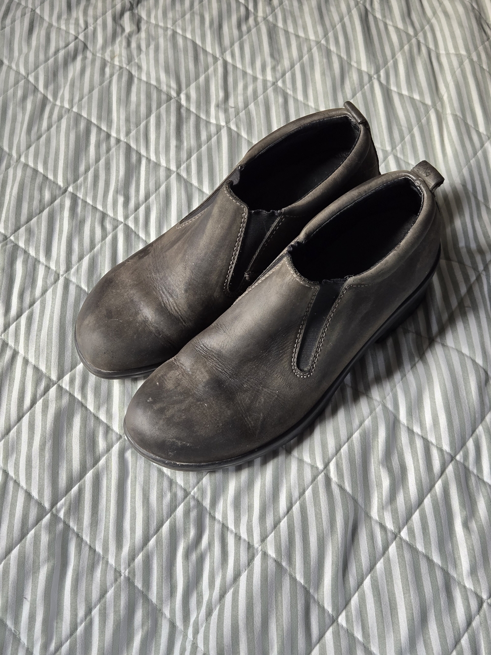 Dansko Women's Gray Brown Black Slip-On Ankle Booties